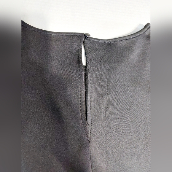 Black New York & Company Stretch Bodycon Multicolored Party Tasseled‎ Dress Sz L - Picture 4 of 8